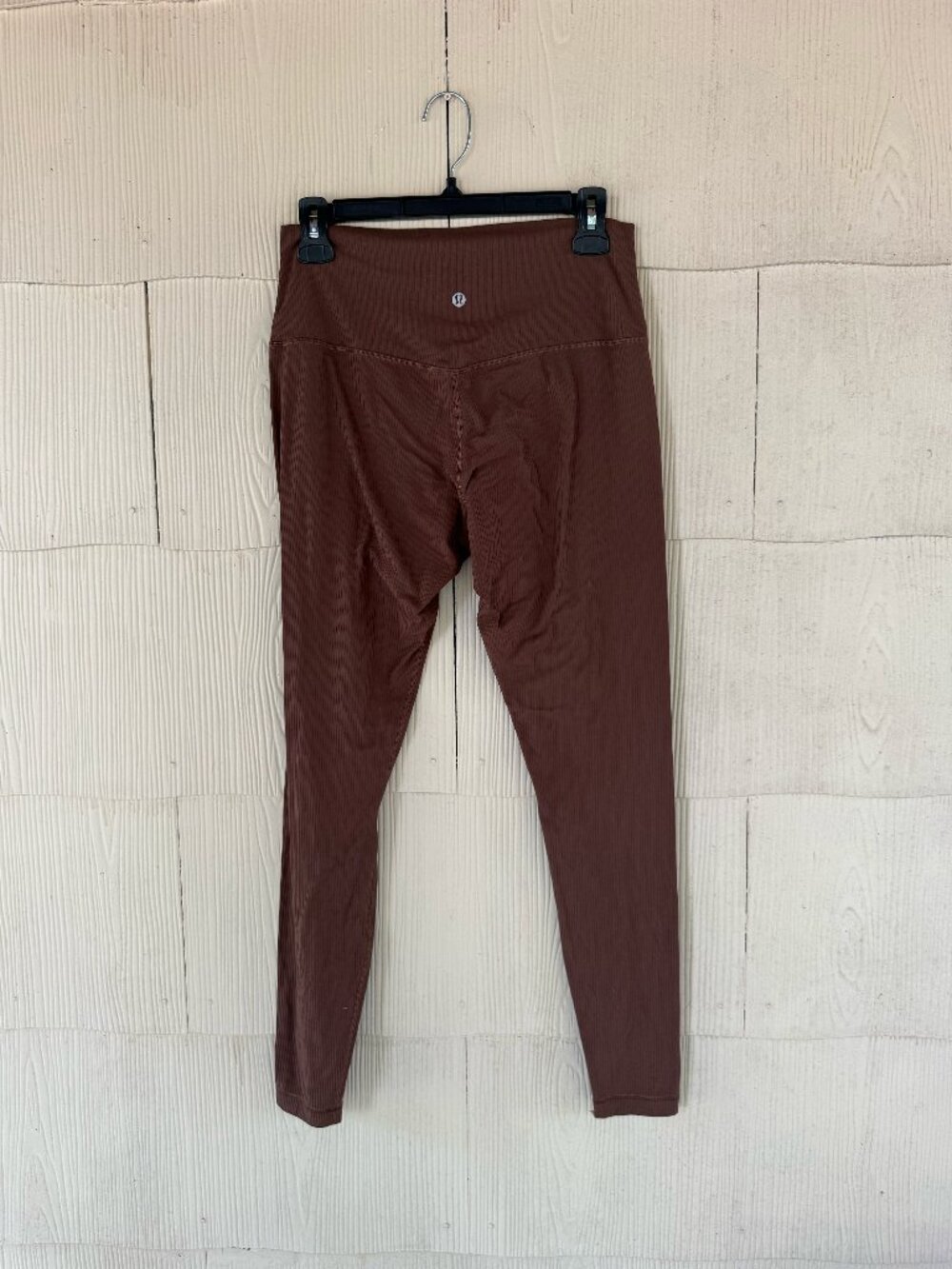 Lululemon Align Ribbed High-Rise Leggings in Java (Textered Nulu Fabric)